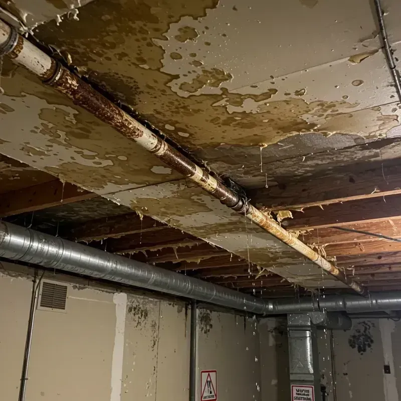 Ceiling Water Damage Repair in Pink, OK